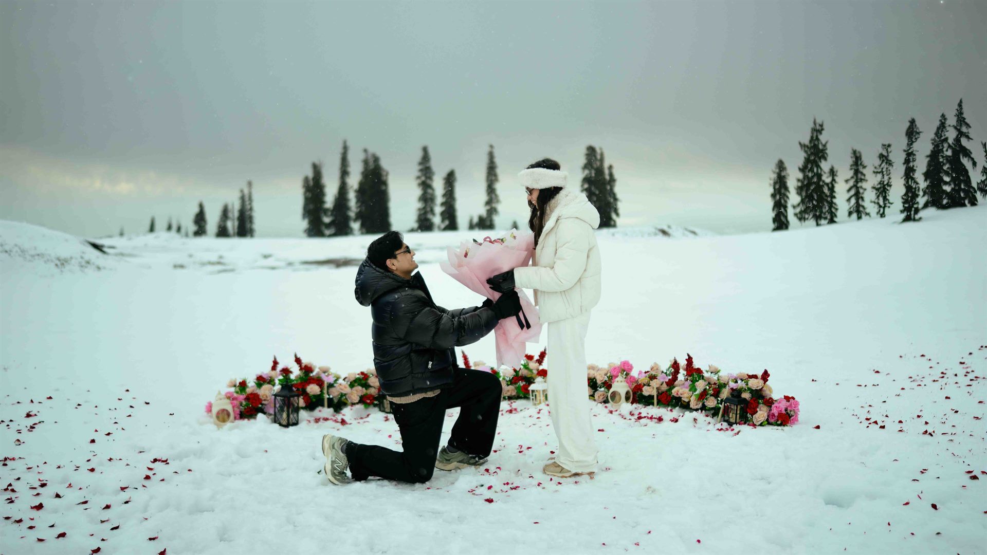 Pre-wedding photography in Kashmir